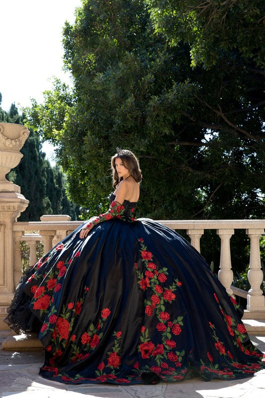 Elegant Applique, Train, Quince Dress