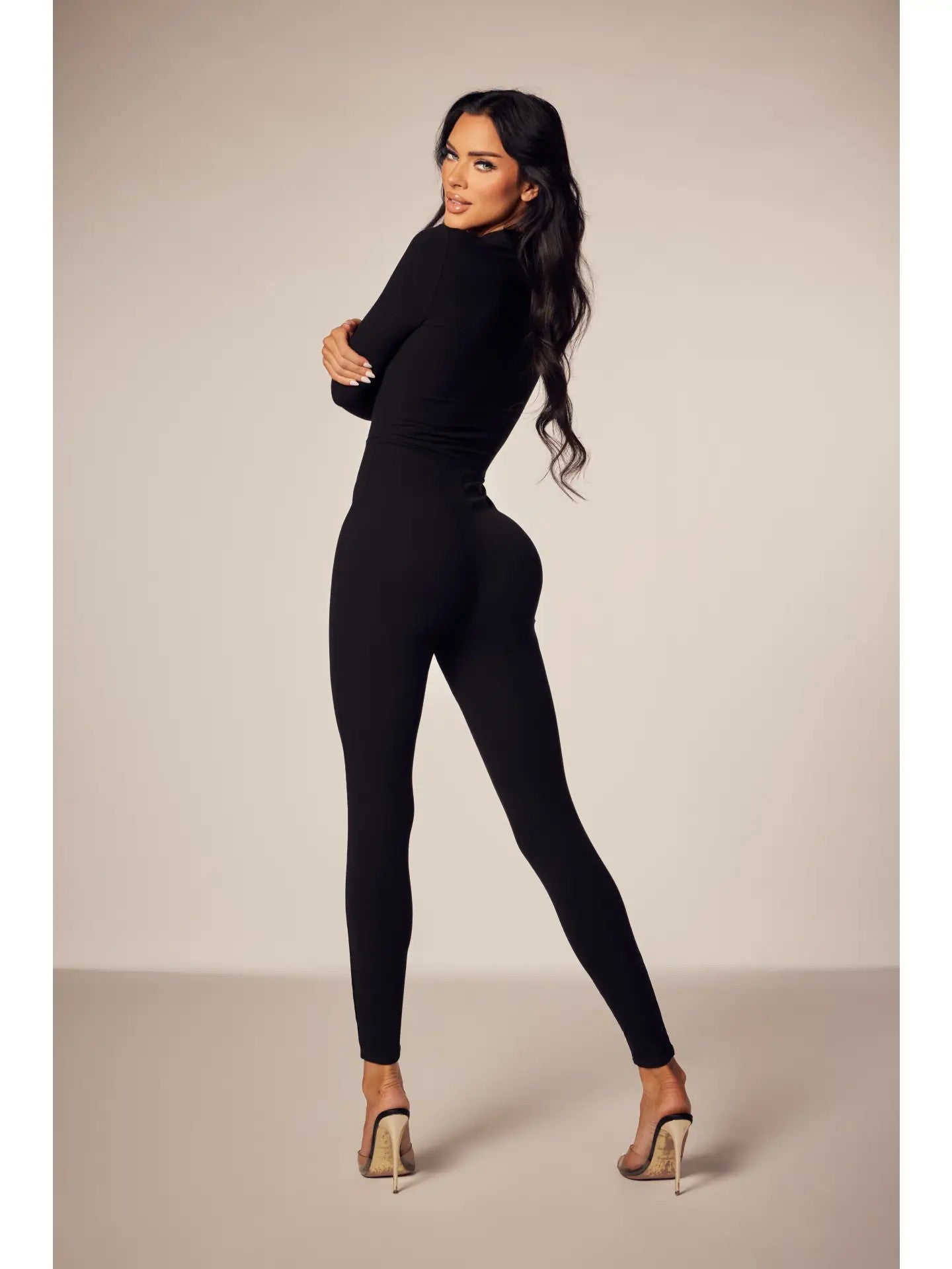 Fall Lounge Rib Stretch Jumpsuit