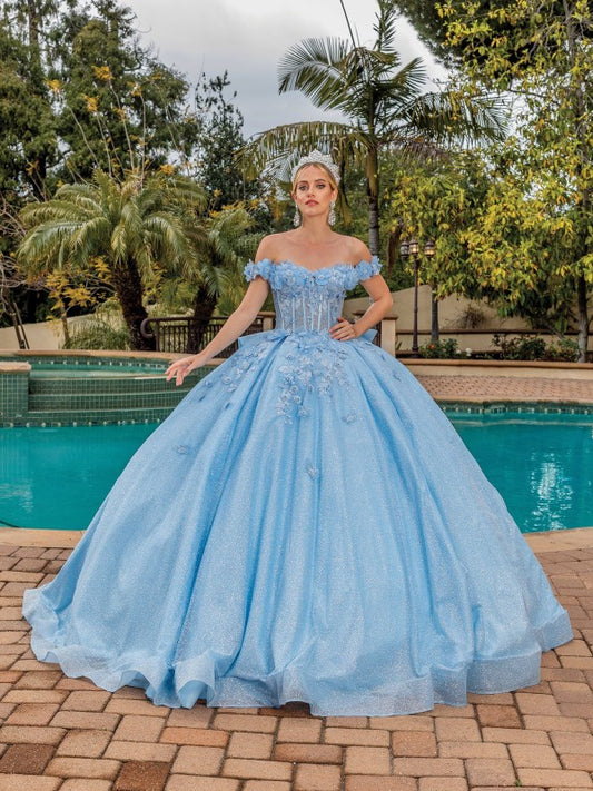 Floral Quinceanera Dress