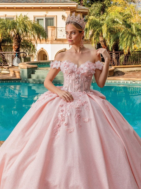 Floral Quinceanera Dress