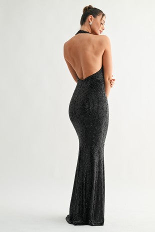 Sequin Maxi Dress