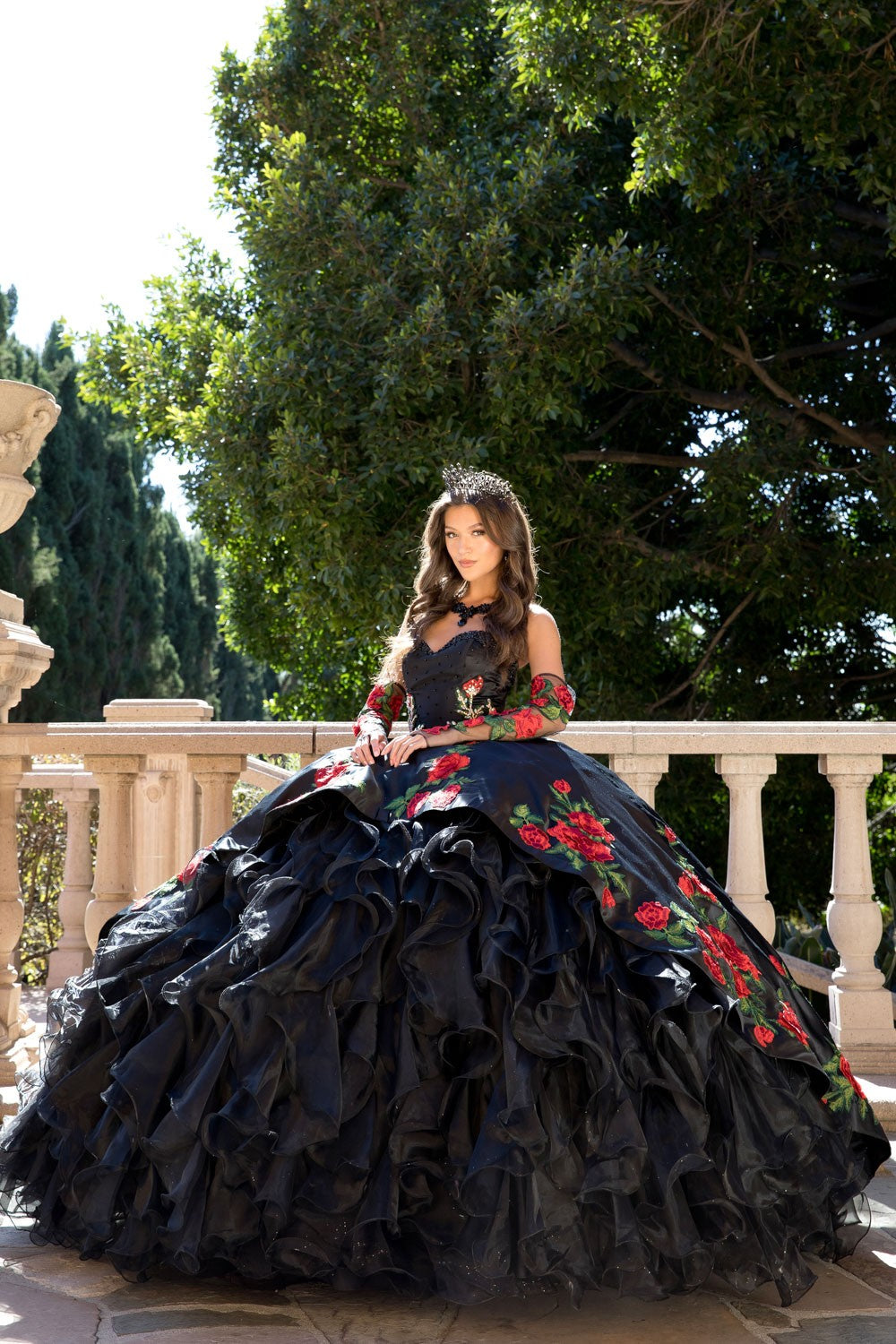 Elegant Applique, Train, Quince Dress