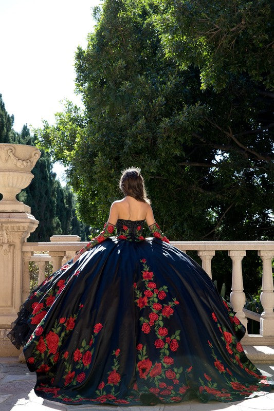 Elegant Applique, Train, Quince Dress
