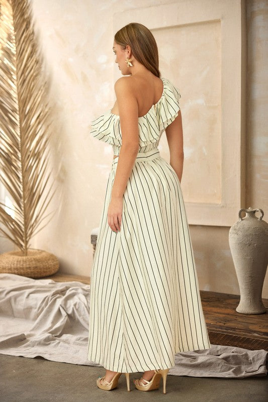 Two Piece Striped Sets