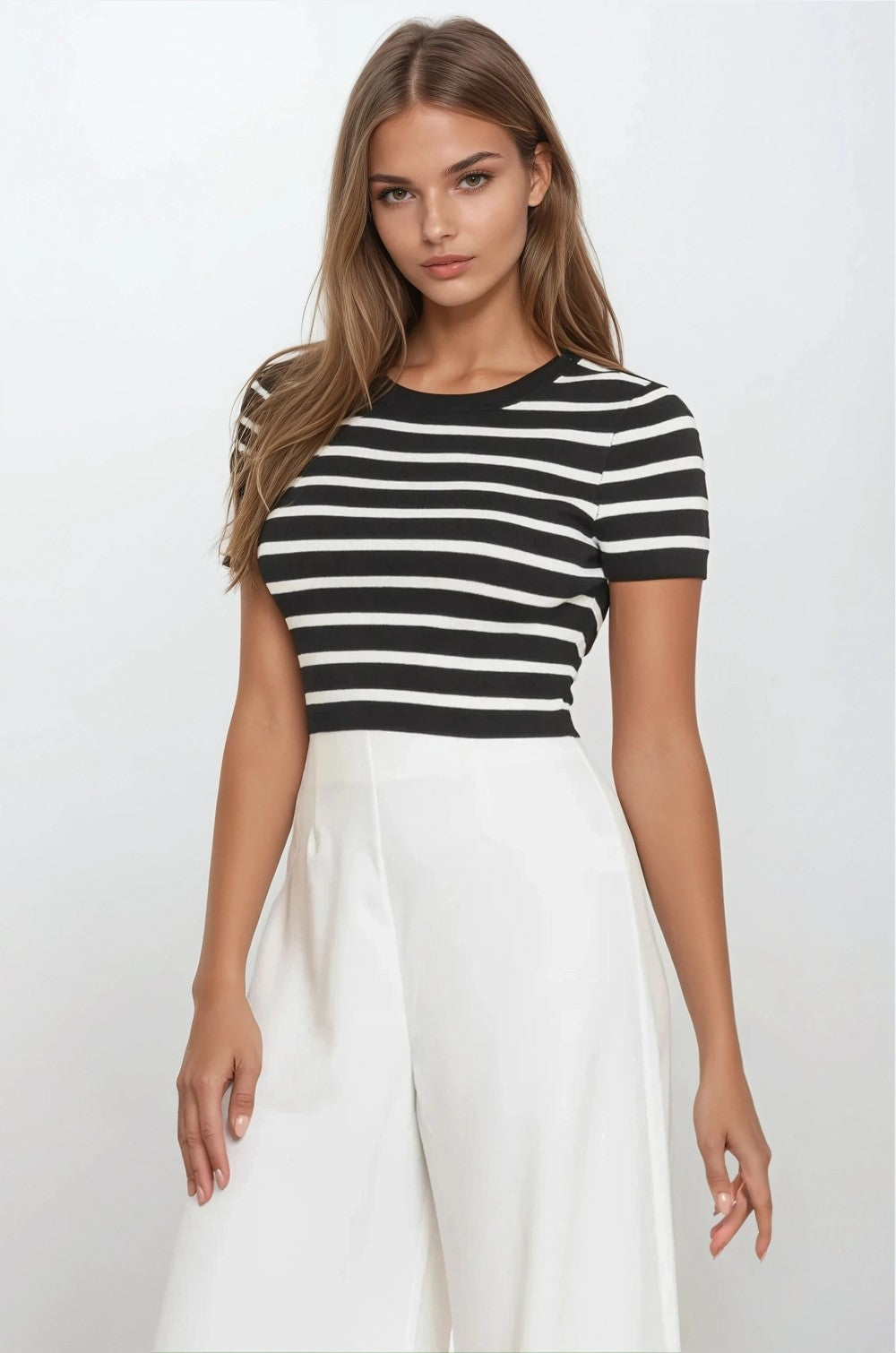 Stripe Knit Top