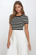 Stripe Knit Top