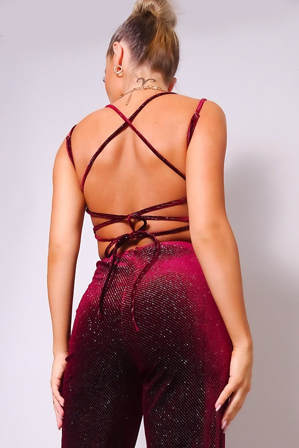 Sparkle Velvet Jumpsuit