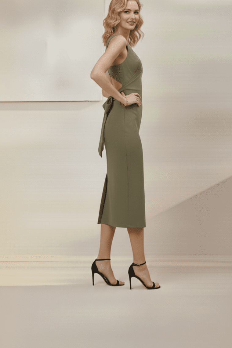 SHAKIRA MIDI DRESS