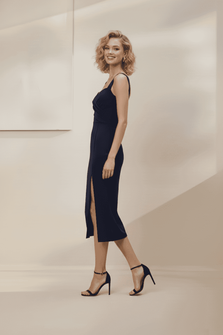 SHAKIRA MIDI DRESS