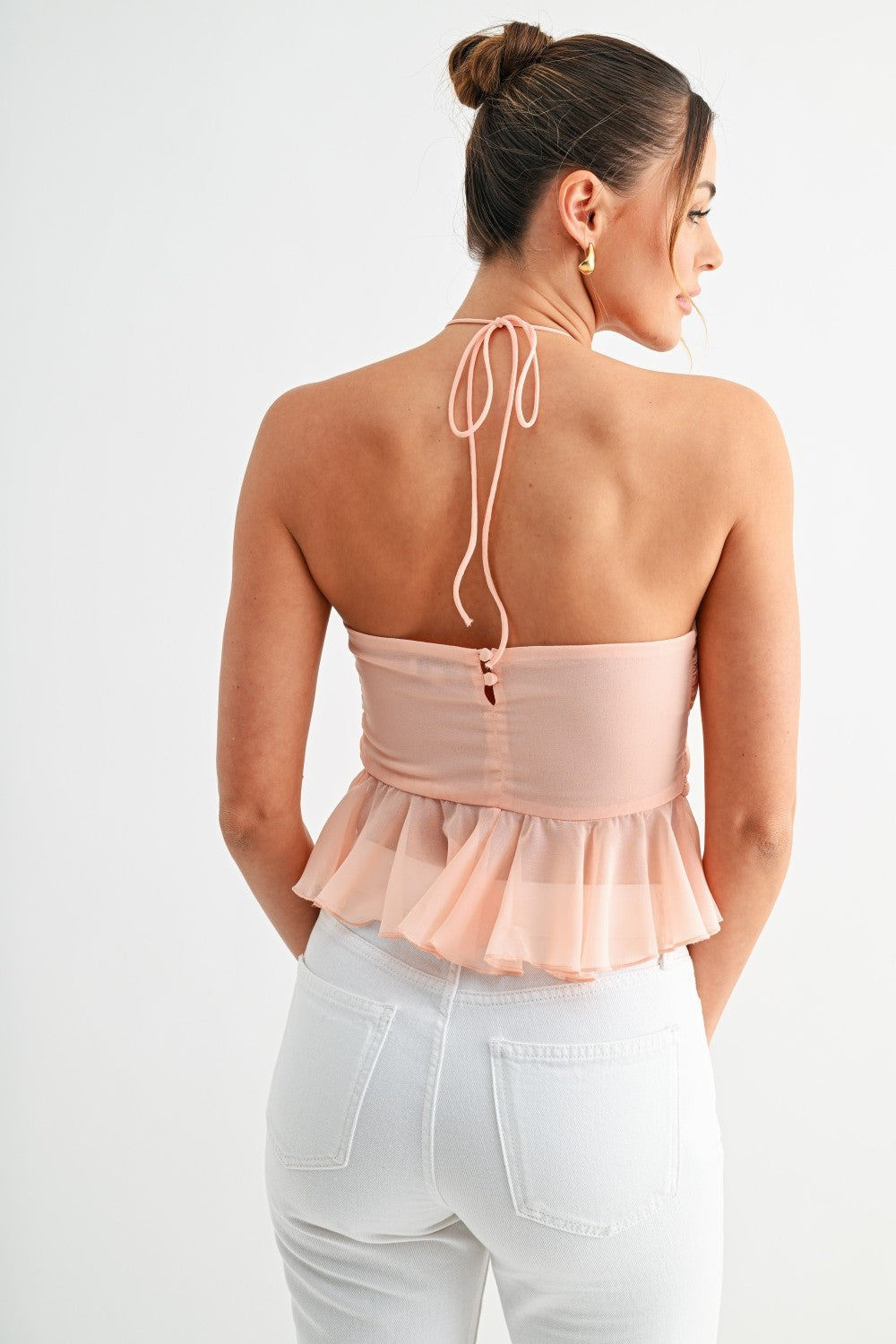 Halter Ruffle Top
