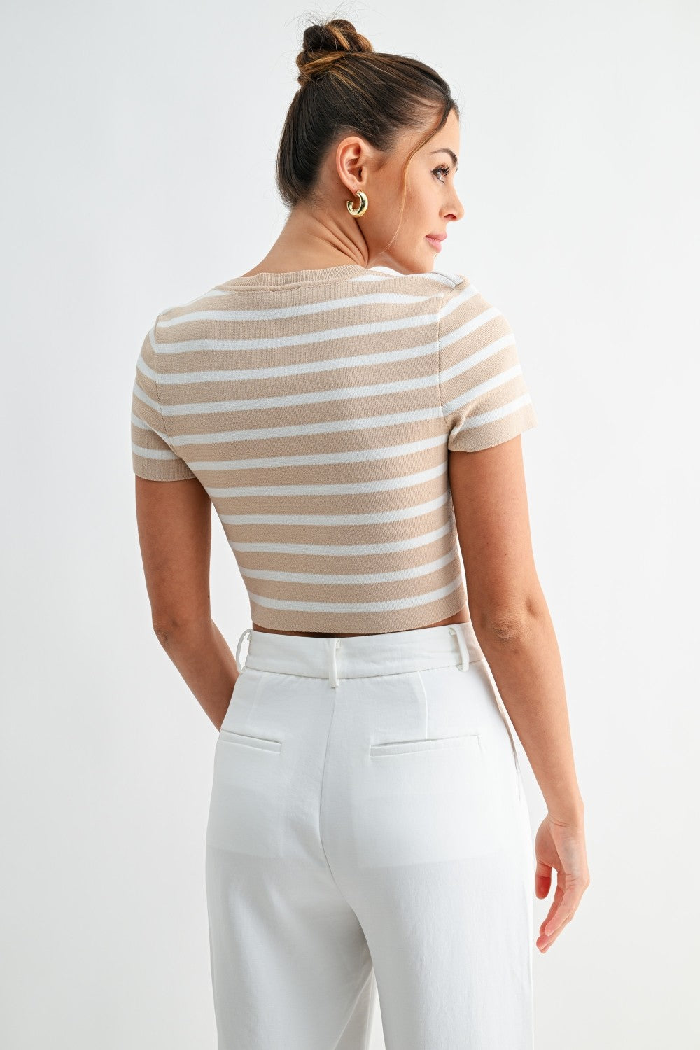 Stripe Knit Top