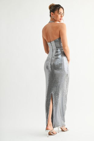 Sequin Maxi Dress